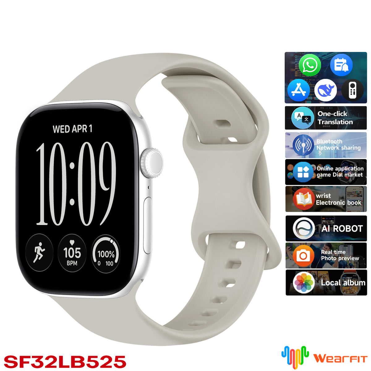 VWAR HK12 PRO MAX 46mm Ceramic Case OS27 AI Smart Watch with WhatsApp Reply