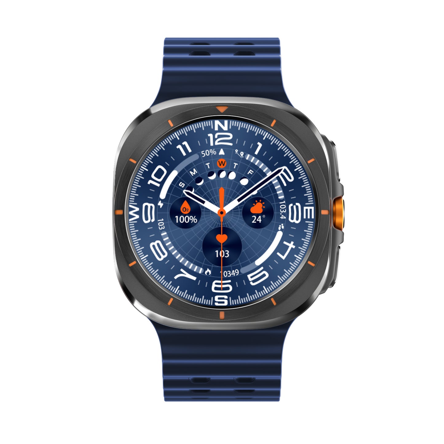 Vwar Watch 8 Ultra 47mm 1GB Storage ChatGPT Compass Smart Watch for Samsung Galaxy Android IOS