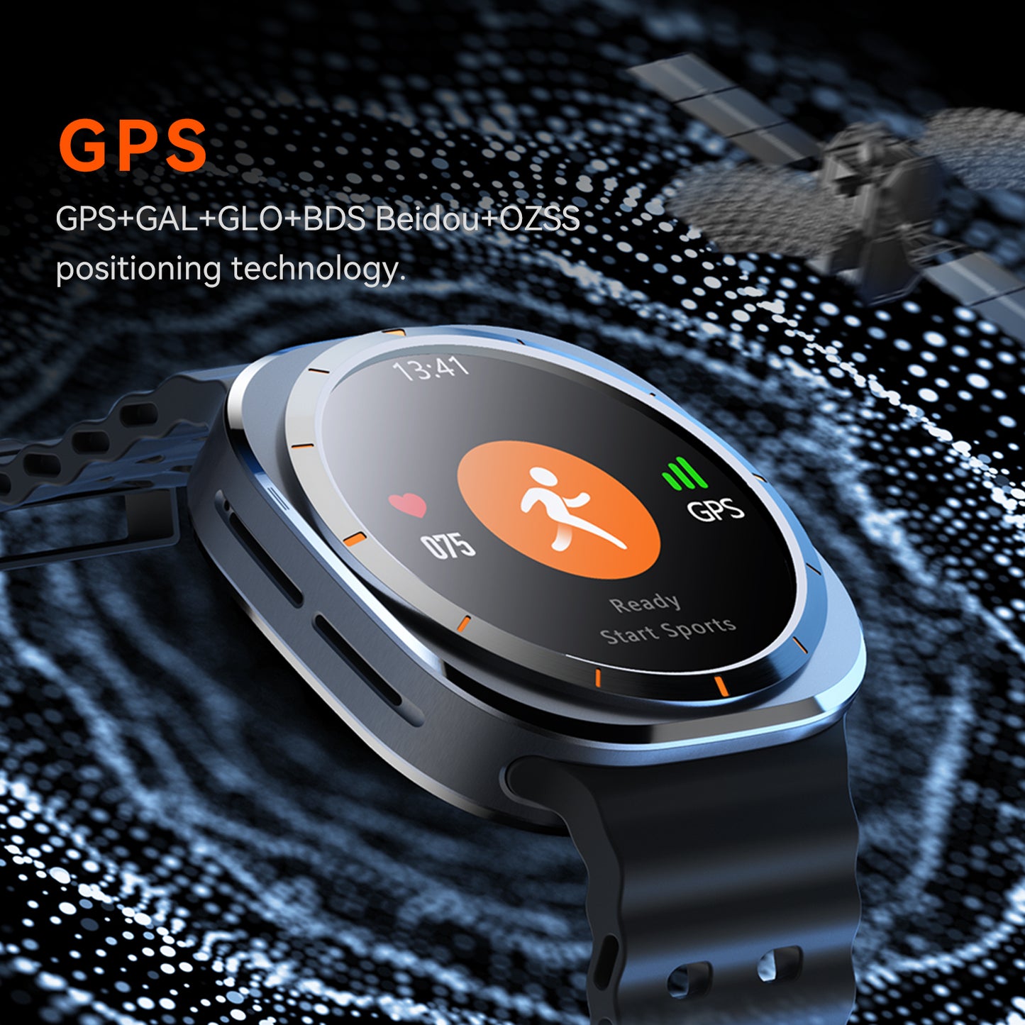 VWAR Ultra 7 Pro (GPS) Smartwatch 47mm - 3ATM Water Resistance, AI Features, Bluetooth Calling, Fitness Tracking