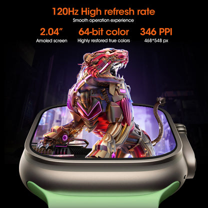 VWAR AI Ultra 5 49mm Smart Watch | WhatsApp Reply, Voice Assistant, ChatGPT, 3ATM Waterproof