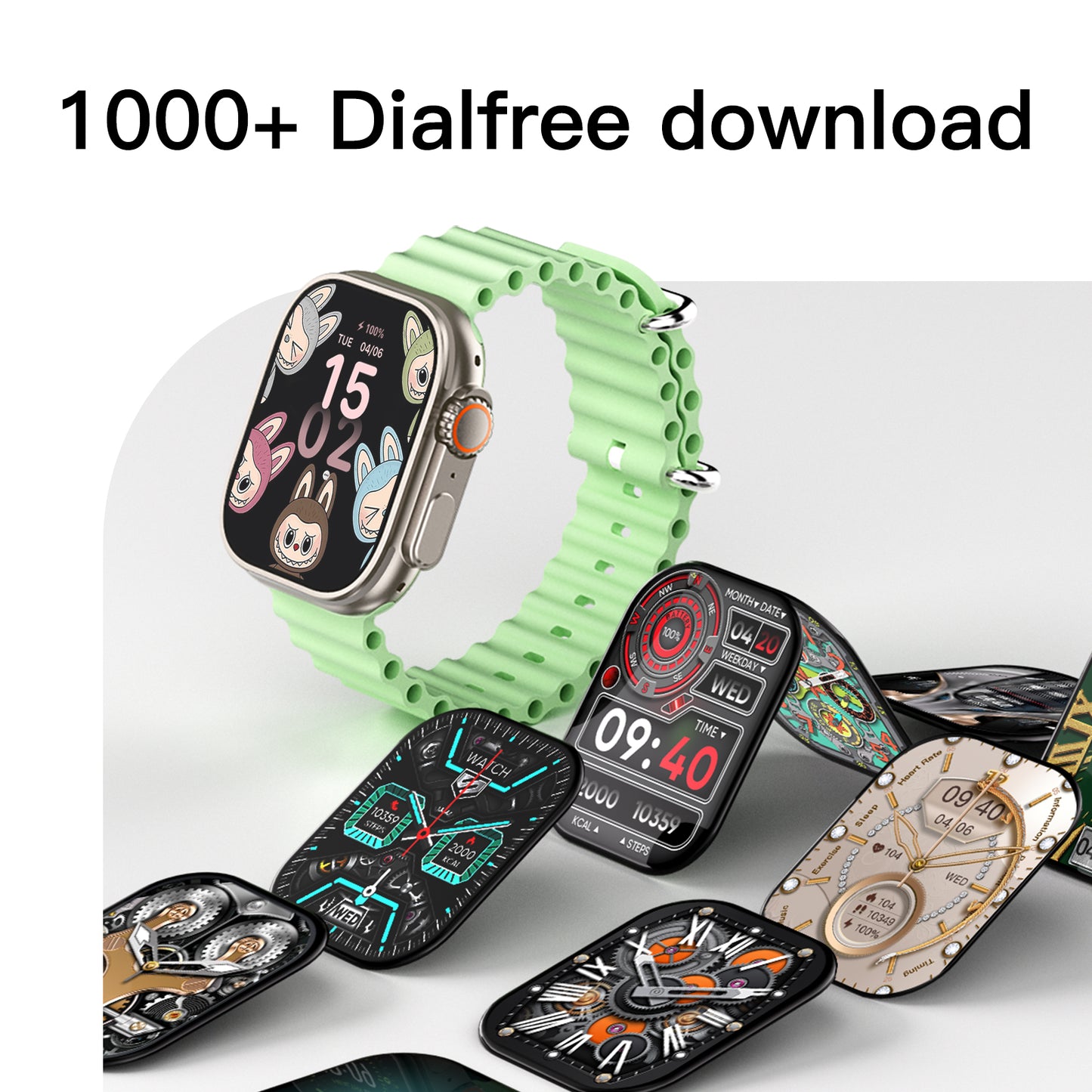 VWAR AI Ultra 5 49mm Smart Watch | WhatsApp Reply, Voice Assistant, ChatGPT, 3ATM Waterproof