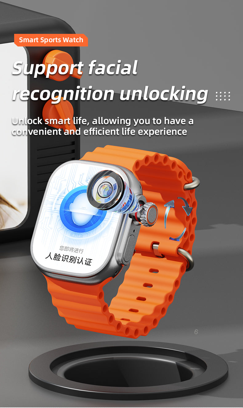 VWAR S9 ULTRA 4G Android Smart Watch [Elite-Version] – AMOLED Always-on-Display, einziehbare Kamera, 2G RAM 32G ROM
