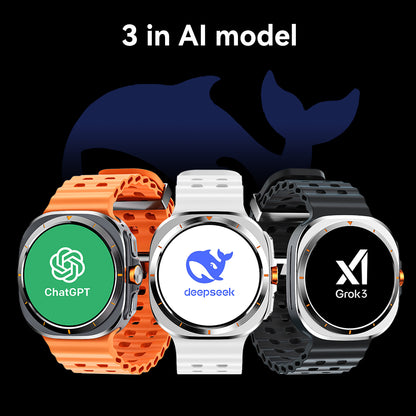 VWAR Ultra 7 Pro (GPS) Smartwatch 47mm - 3ATM Water Resistance, AI Features, Bluetooth Calling, Fitness Tracking