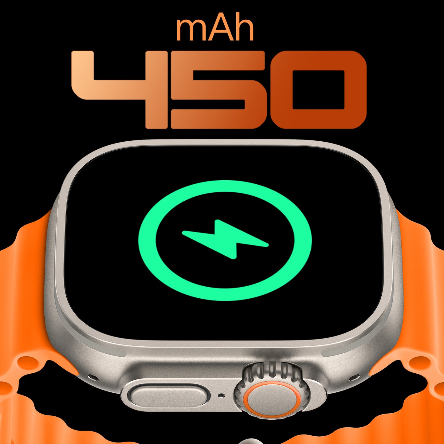 VWAR AI Ultra 5 49mm Smart Watch | WhatsApp Reply, Voice Assistant, ChatGPT, 3ATM Waterproof