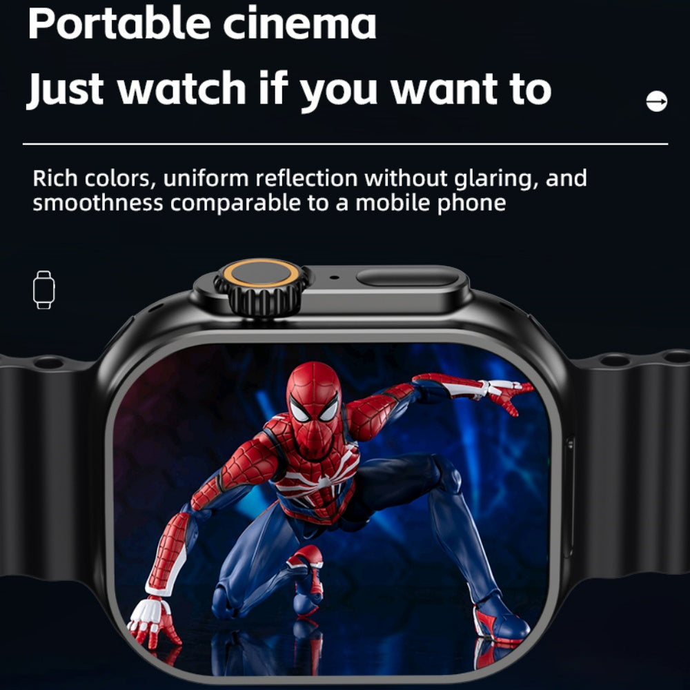 VWAR S11 Ultra 3 Smart Watch 4G LTE Android System- Touch Zoom Button| Rotating Camera| 1350mAh Big Battery| 3GB Ram 32GB ROM