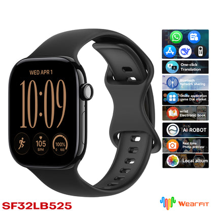 VWAR HK12 PRO MAX 46mm Ceramic Case OS27 AI Smart Watch with WhatsApp Reply