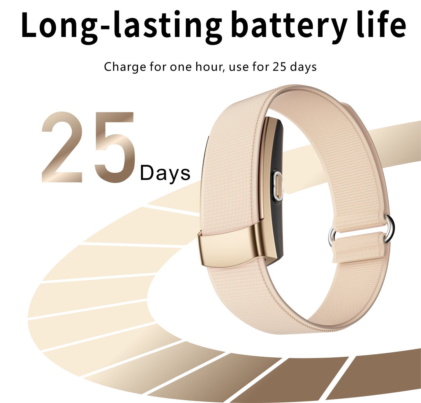 VWAR Air Ultraleichter Fitness-Tracker – Herzfrequenz, SpO2, Schlaf