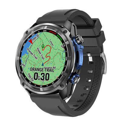 VWAR DT G1 táctico reloj inteligente con GPS mapa offline, 4GB Memory, 3 ATM resistente al agua hombre militar Watches