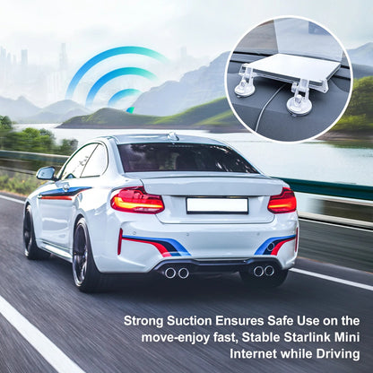 Portable para Starlink Mini Sunroof Suction Cup Mount para Suction Starlink Mini Mounting Kit para Car Sunroof/Rear Window/Front