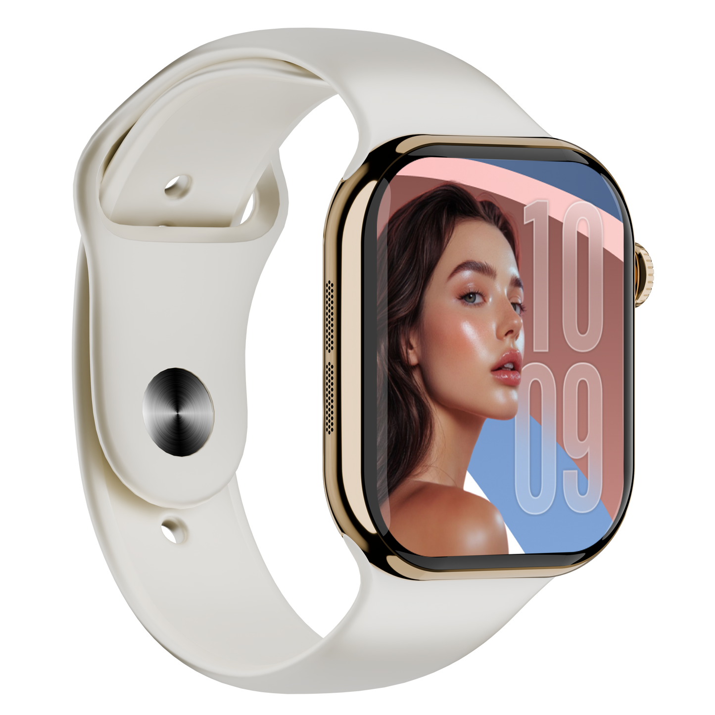 VWAR H26 Mini+ Damen-Smartwatch Serie 11, 42 mm AMOLED-AOD-Bildschirm, 1 GB Speicher