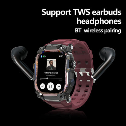 VWAR TANK Z2 Ultra táctico 4G reloj inteligente - linterna, AMOLED, GPS, cámara Android reloj inteligente