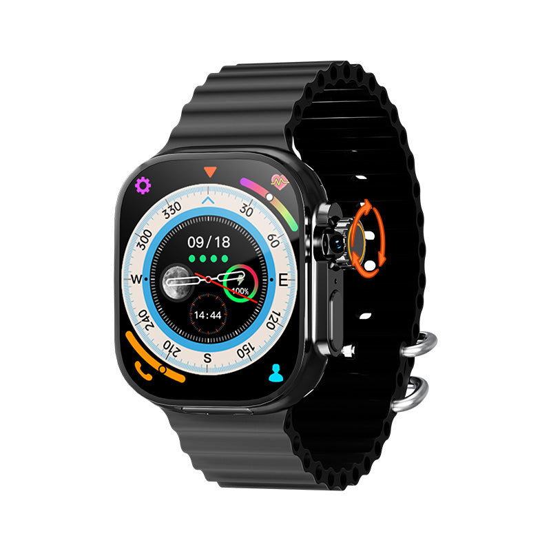 VWAR DW99 Ultra 4G Android Smartwatch mit 1:1 49mm AMOLED-Display, Kamera, SIM-Kartensteckplatz, WLAN und GPS