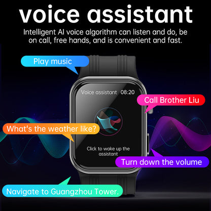 VWAR K2 Air Pump Blood Pressure Smart Watch with ECG Monitoring for Huawei IOS