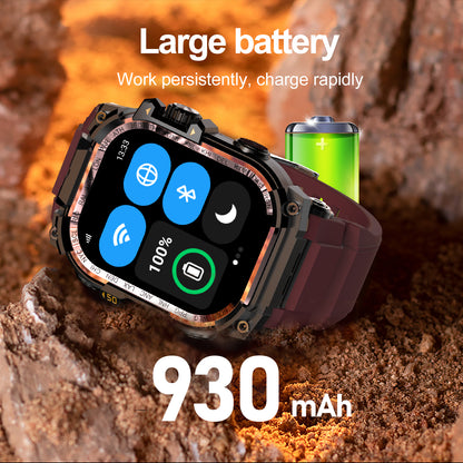 VWAR TANK Z2 Ultra táctico 4G reloj inteligente - linterna, AMOLED, GPS, cámara Android reloj inteligente
