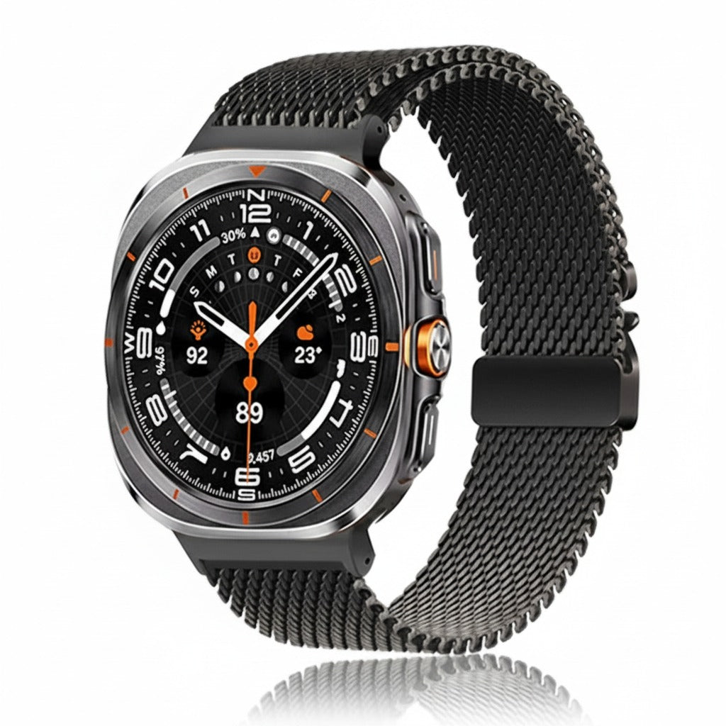 Pure titanio correa para Samsung Galaxy Watch 8/8 Classic Milanese Loop correa