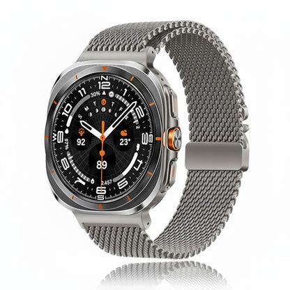 Pure titanio correa para Samsung Galaxy Watch 8/8 Classic Milanese Loop correa