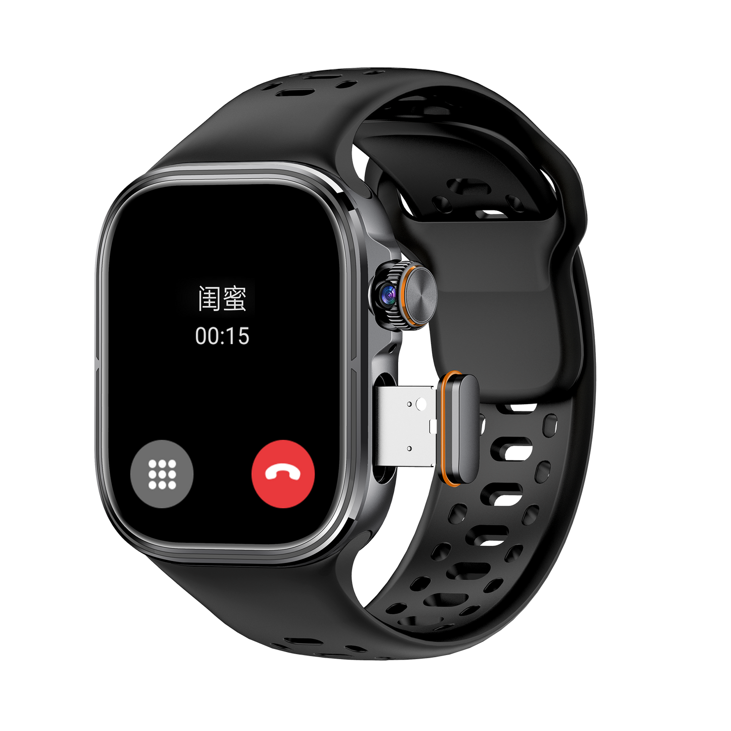 VWAR FIT5 Ultra 4G LTE Android Smart Watch AMOLED GPS Camera NFC