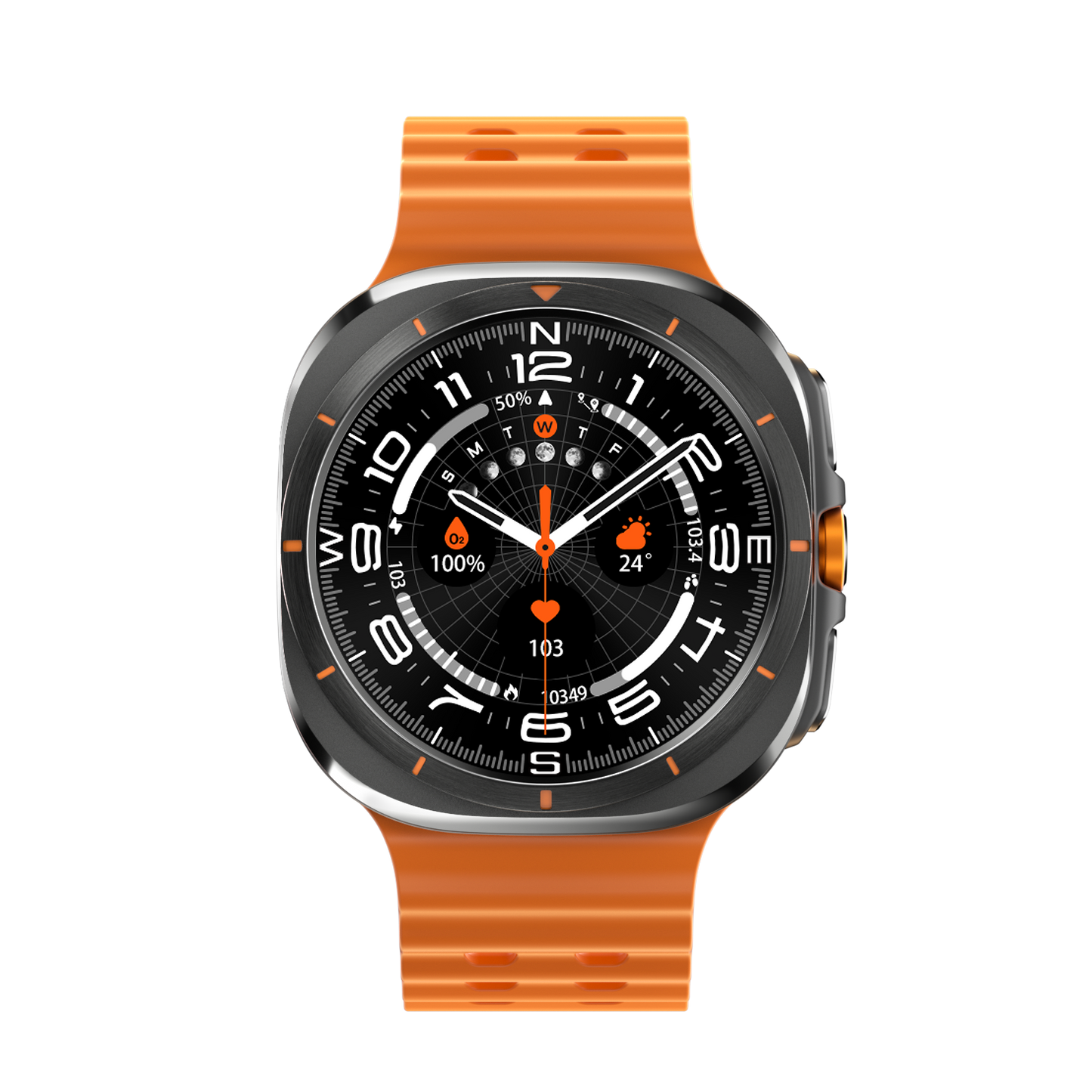 Vwar Watch 8 Ultra 47mm 1GB Storage ChatGPT Compass Smart Watch for Samsung Galaxy Android IOS