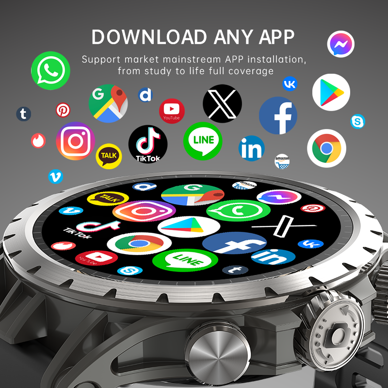 Vwar Q-85 reloj inteligente 4G LTE sistema Android cámara giratoria GPS/WIFI/Google Play Store