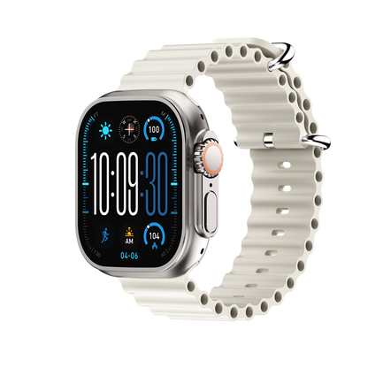 VWAR AI Ultra 5 49mm Smart Watch | WhatsApp Reply, Voice Assistant, ChatGPT, 3ATM Waterproof