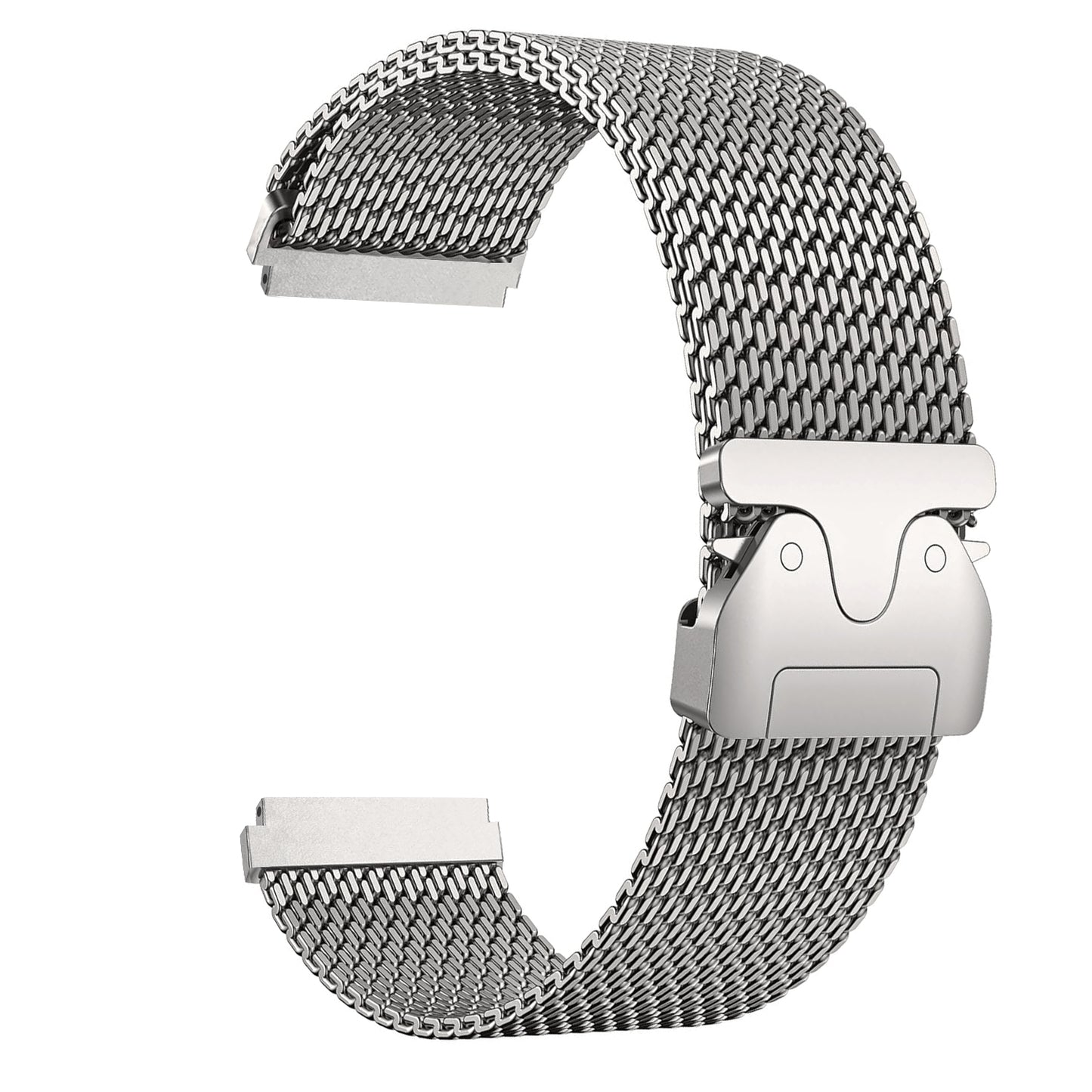 Armband aus reinem Titan, kompatibel mit Galaxy Watch 3 45 mm/Galaxy Watch 46 mm, Herren-Armband mit 22 mm Mailänder Schlaufe, schnelle Passform, Business-Uhrenarmband für Gear S3 Frontier/Classic