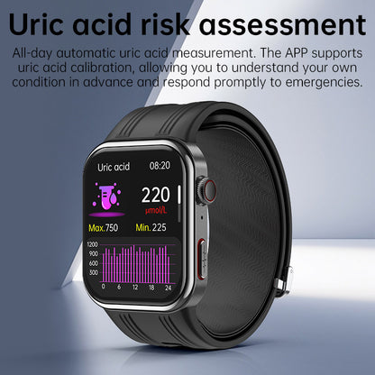 VWAR K2 Air Pump Blood Pressure Smart Watch with ECG Monitoring for Huawei IOS