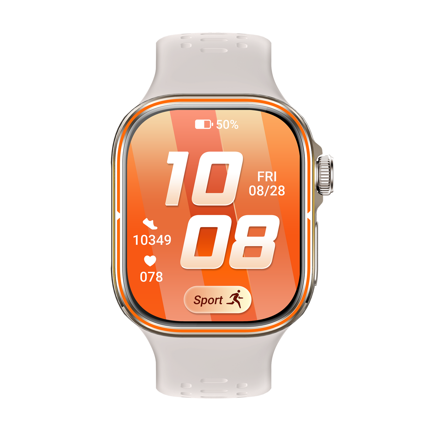 VWAR FIT5 Ultra 4G LTE Android Smart Watch AMOLED GPS Camera NFC
