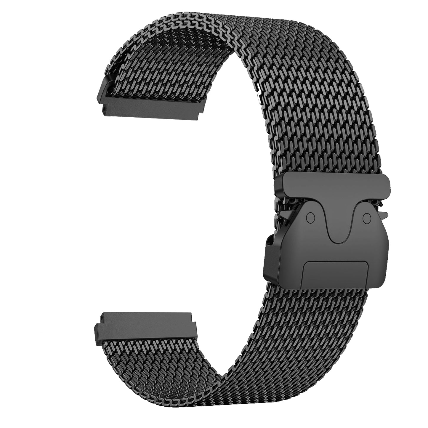 Armband aus reinem Titan, kompatibel mit Galaxy Watch 3 45 mm/Galaxy Watch 46 mm, Herren-Armband mit 22 mm Mailänder Schlaufe, schnelle Passform, Business-Uhrenarmband für Gear S3 Frontier/Classic