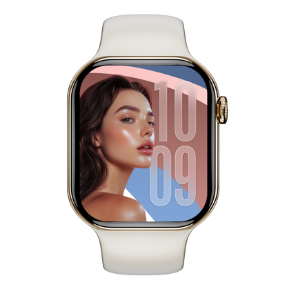 VWAR H26 Mini+ Damen-Smartwatch Serie 11, 42 mm AMOLED-AOD-Bildschirm, 1 GB Speicher