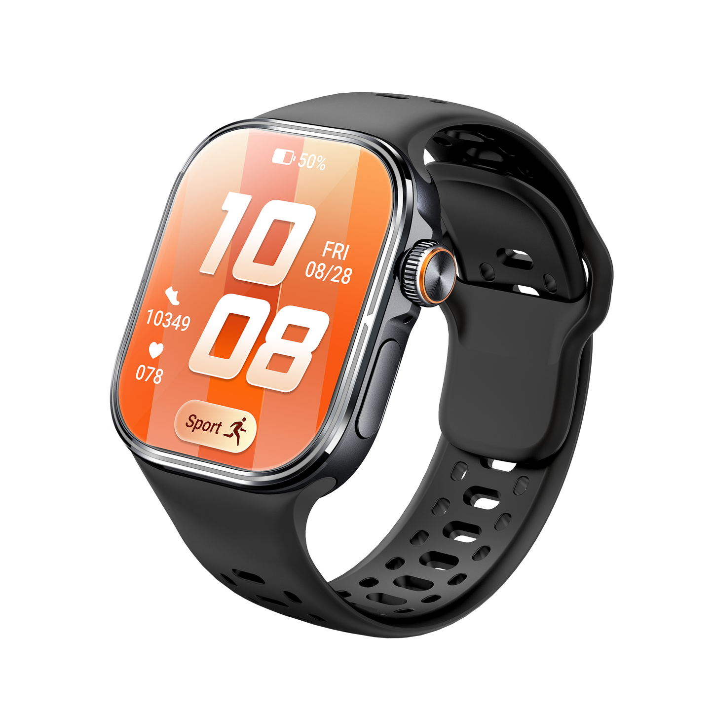VWAR FIT5 Ultra 4G LTE Android Smart Watch AMOLED GPS Camera NFC