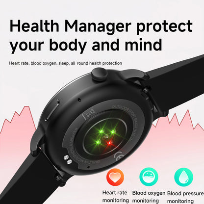 Vwar Lily 2 Damen-Smartwatch mit integriertem GPS 1.32" Fitnessuhr mit AMOLED-Bildschirm, 30 m wasserdicht, Bluetooth-Anruffunktion