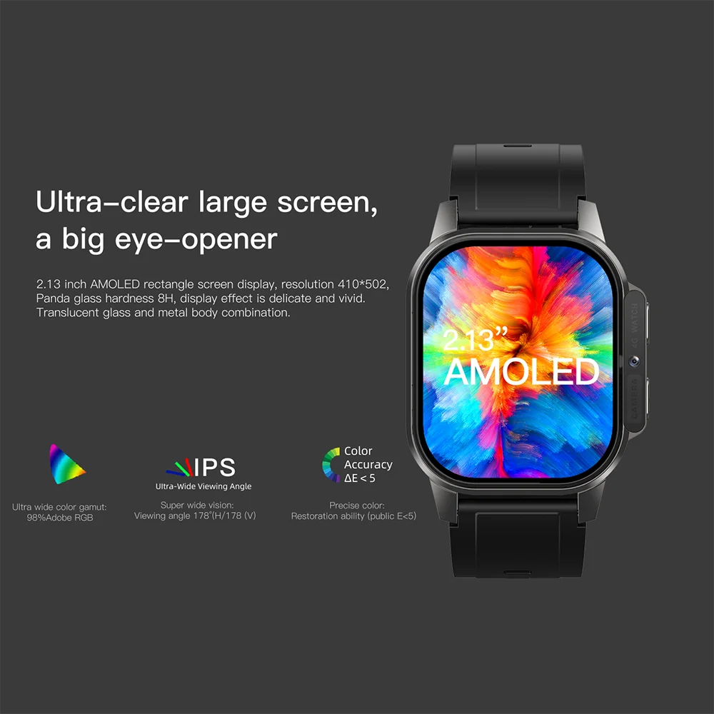 VWAR GEAR3 rugerizado reloj inteligente 4G sistema Android pantalla AMOLED Metal Case