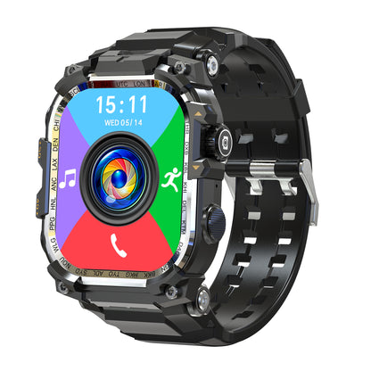 VWAR TANK Z2 Ultra táctico 4G reloj inteligente - linterna, AMOLED, GPS, cámara Android reloj inteligente