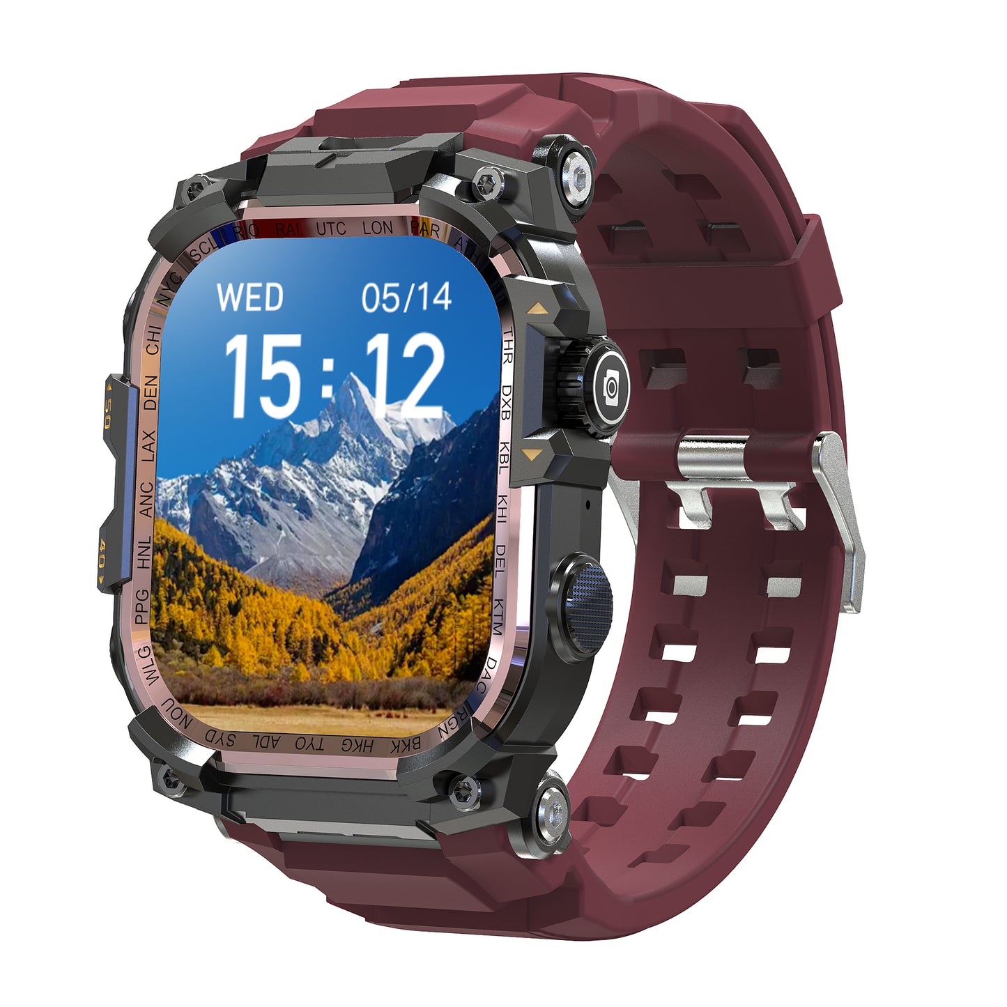 VWAR TANK Z2 Ultra táctico 4G reloj inteligente - linterna, AMOLED, GPS, cámara Android reloj inteligente