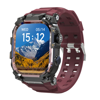 VWAR TANK Z2 Ultra táctico 4G reloj inteligente - linterna, AMOLED, GPS, cámara Android reloj inteligente