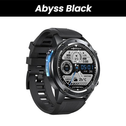 VWAR AIR4 Ultra – GPS-Smartwatch, integriertes Dualband-GNSS, 4 GB RAM, Kompass, barometrischer Höhenmesser, 10 ATM-Sprachanrufe