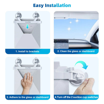 Portable para Starlink Mini Sunroof Suction Cup Mount para Suction Starlink Mini Mounting Kit para Car Sunroof/Rear Window/Front