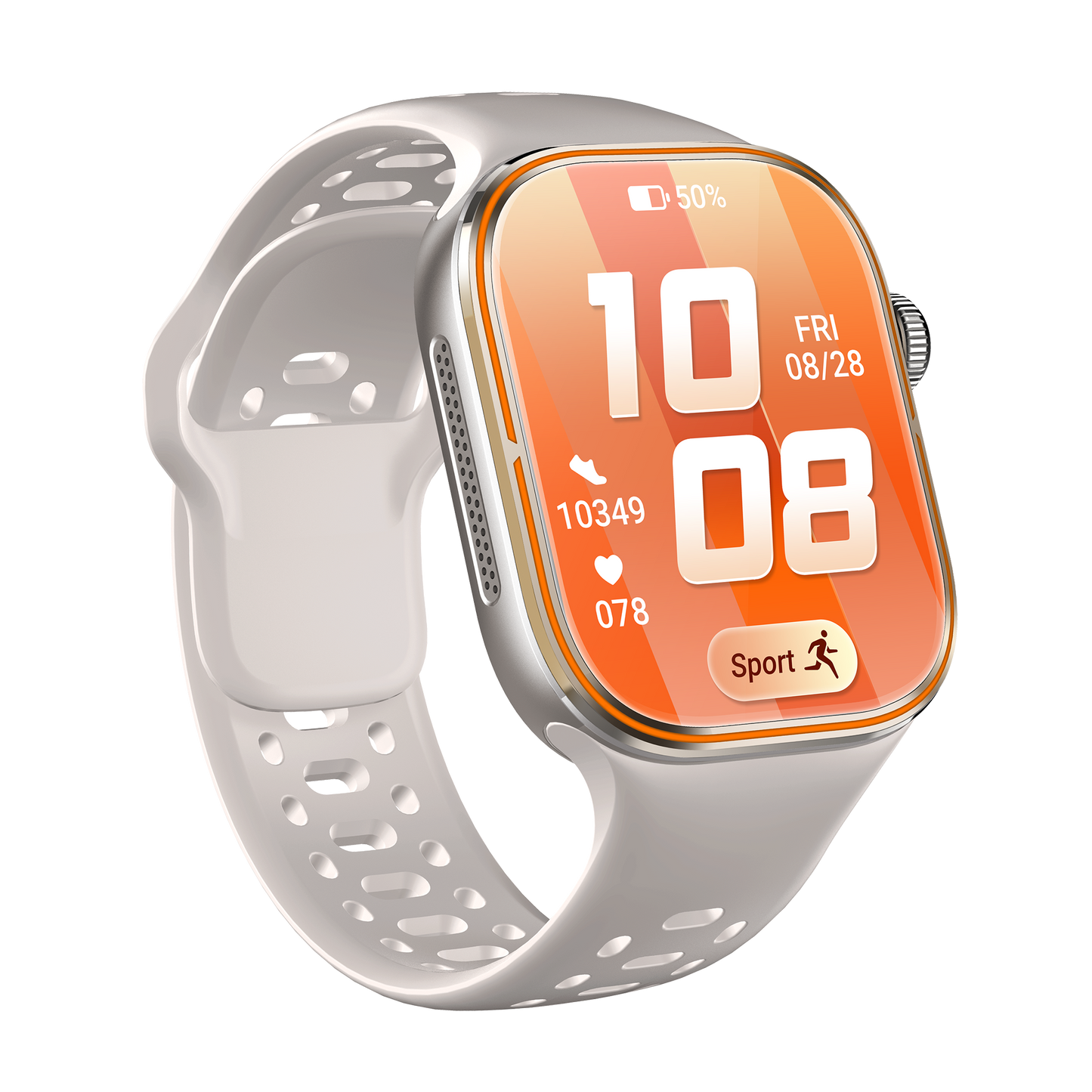 VWAR FIT5 Ultra 4G LTE Android Smart Watch AMOLED GPS Camera NFC