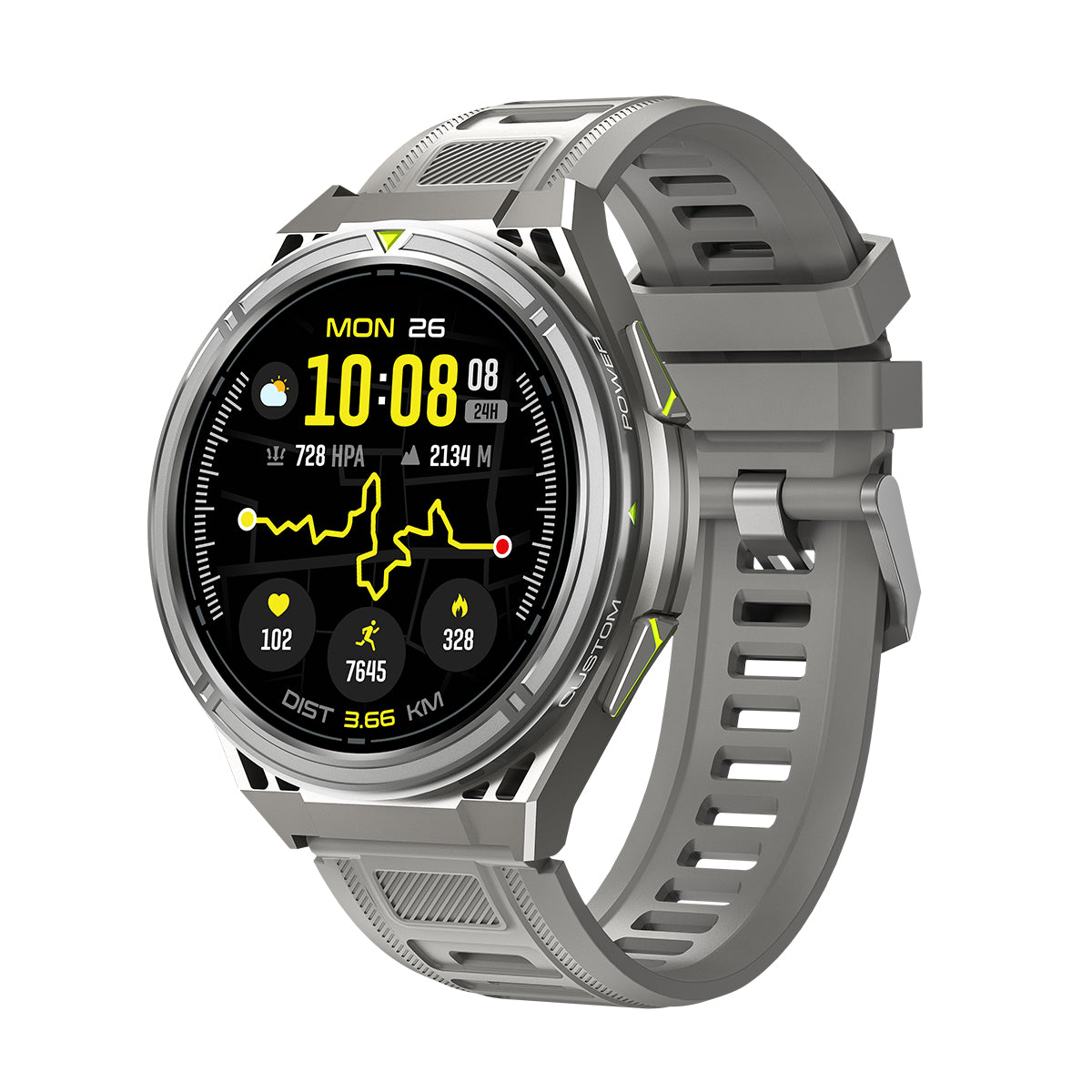 VWAR Tank X2 Pro Smartwatch – GPS-Offline-Karten/Musik, AMOLED-Display, 5 ATM wasserdicht