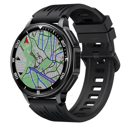 VWAR GPS Smart Watch- Dual Band Offline Maps, ChatGPT, 4 Function Buttons