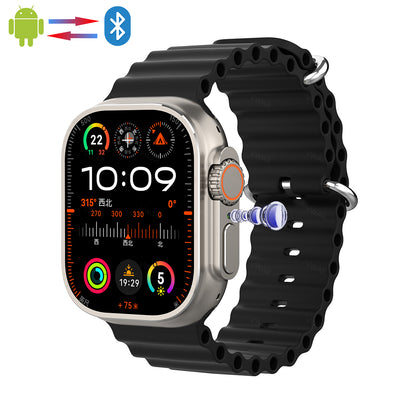 VWAR DT Ultra 3 Smartwatch 4G LTE Android 9.1| Eingebaute Kamera mit GPS-AMOLED-Bildschirm
