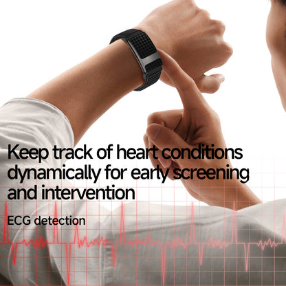 VWAR FLOW Screen-Free ECG Smart Health Band with HRV & Health Monitoring