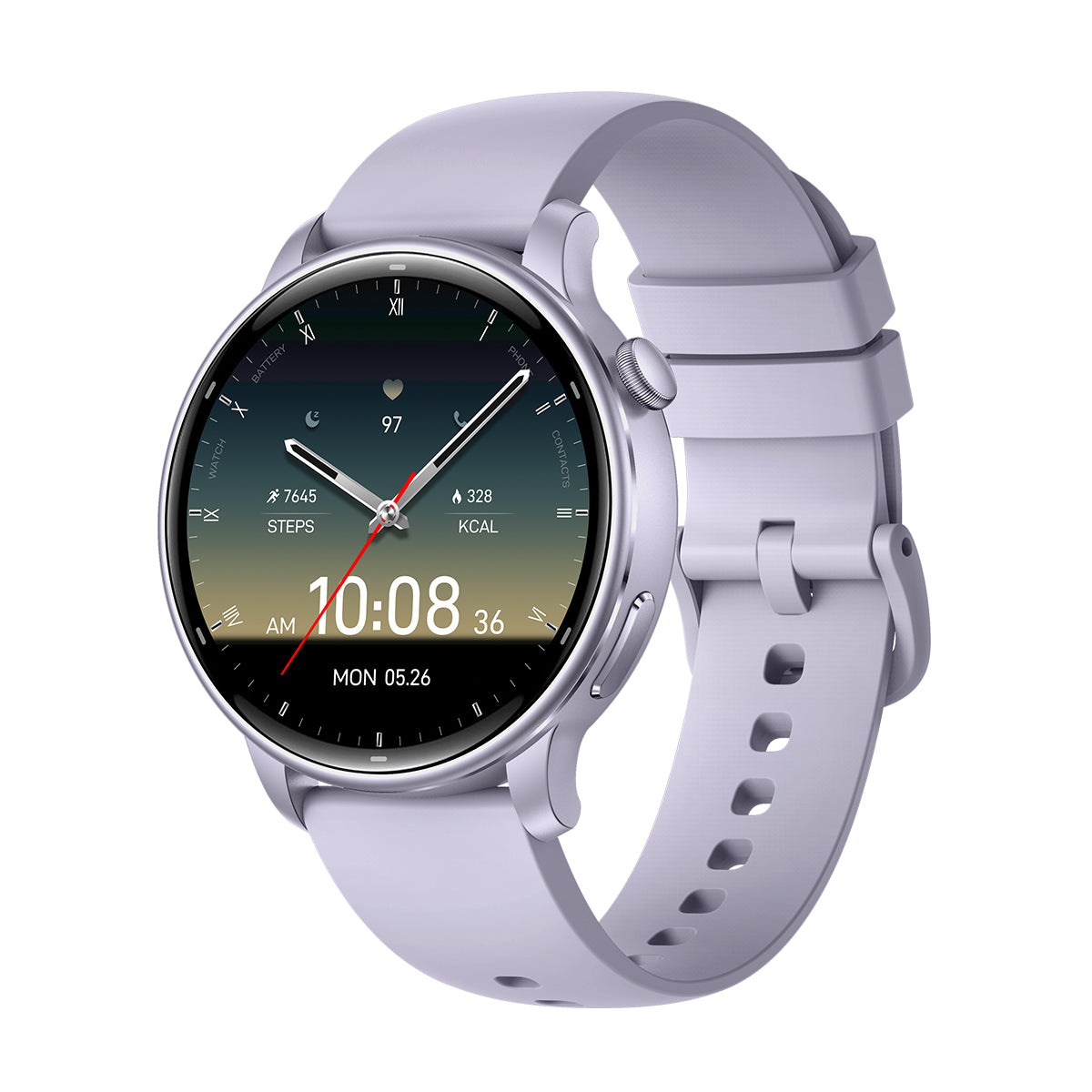 Vwar Lily 2 Damen-Smartwatch mit integriertem GPS 1.32" Fitnessuhr mit AMOLED-Bildschirm, 30 m wasserdicht, Bluetooth-Anruffunktion