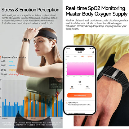 VWAR FLOW Screen-Free ECG Smart Health Band with HRV & Health Monitoring