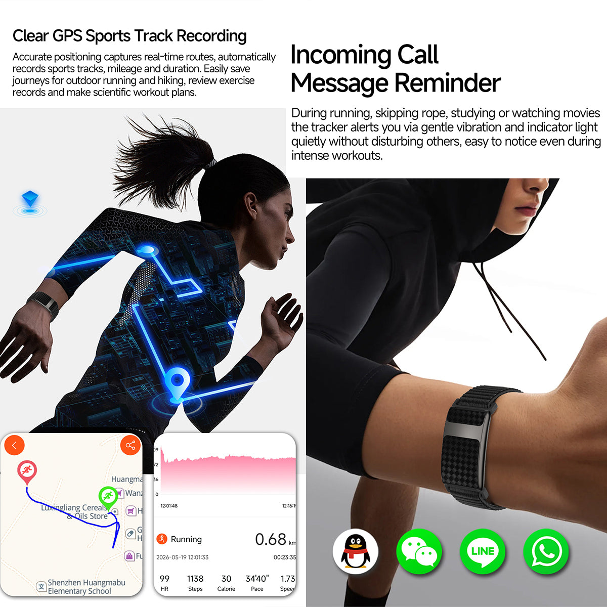 VWAR FLOW Screen-Free ECG Smart Health Band with HRV & Health Monitoring
