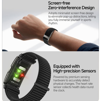 VWAR FLOW Screen-Free ECG Smart Health Band with HRV & Health Monitoring