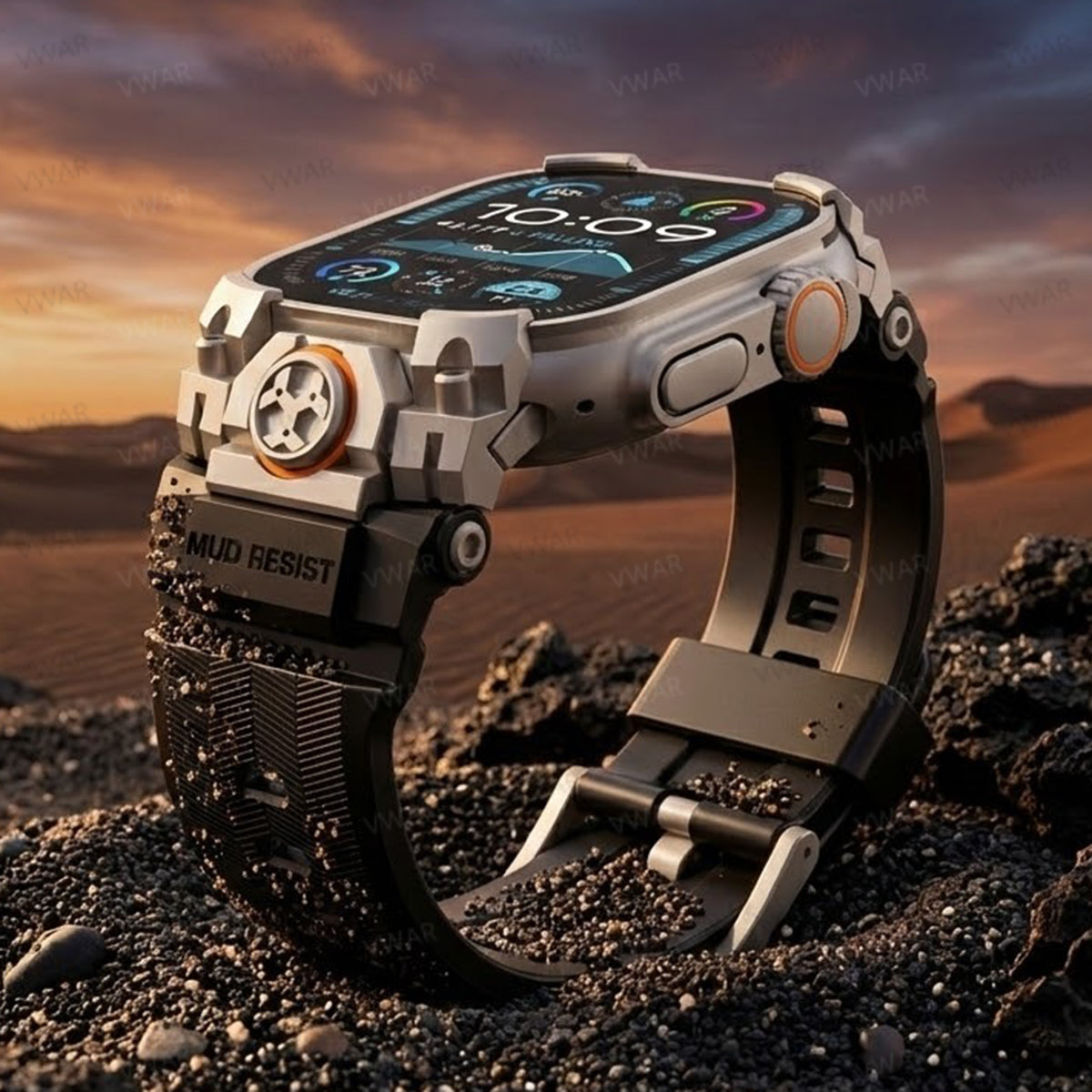 VWAR Armor Rugged Armband für Apple Watch Band Ultra 3/2/1 49 mm