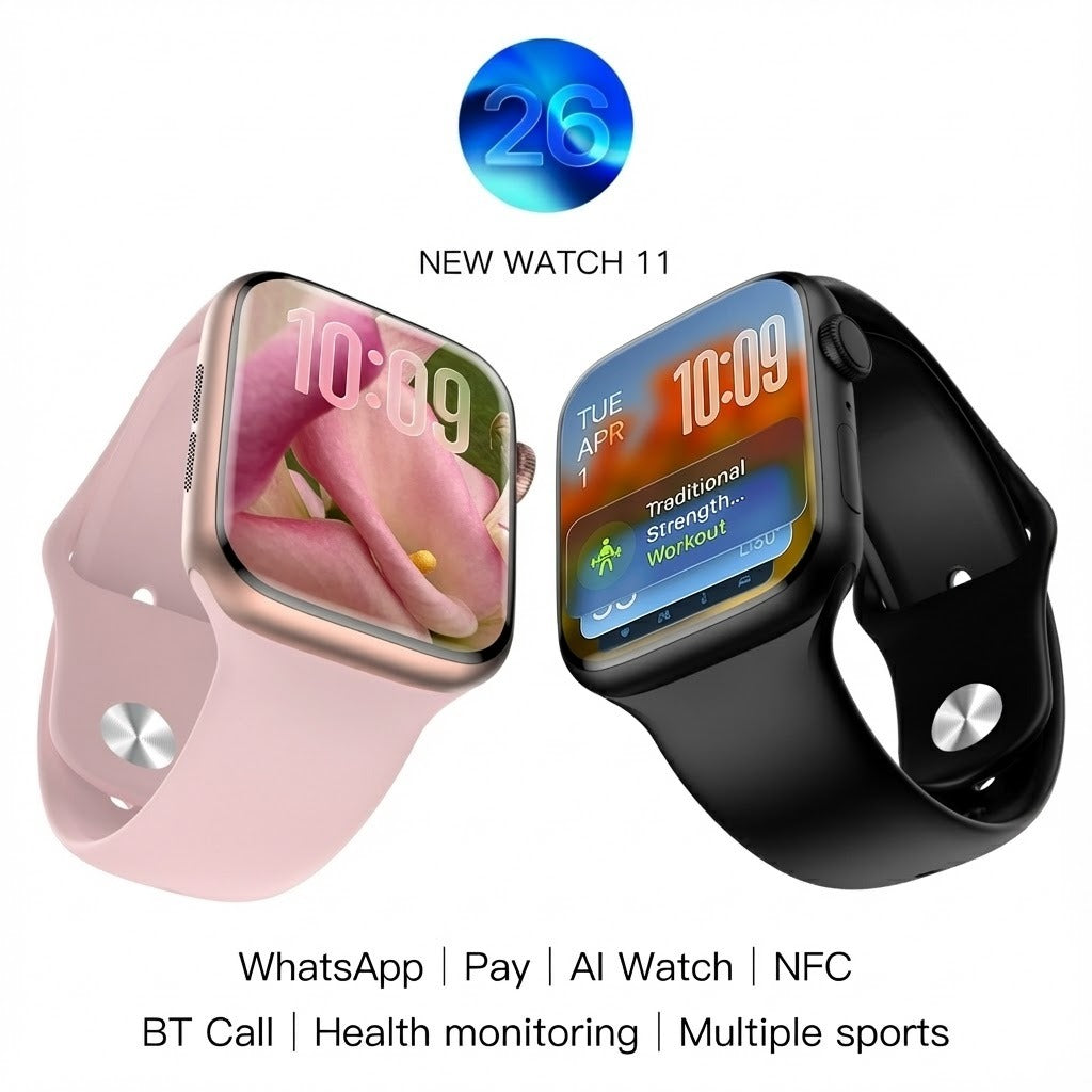 VWAR W11 Pro reloj inteligente 46mm | WhatsApp Reply, asistente de voz, ChatGPT, 3ATM resistente al agua