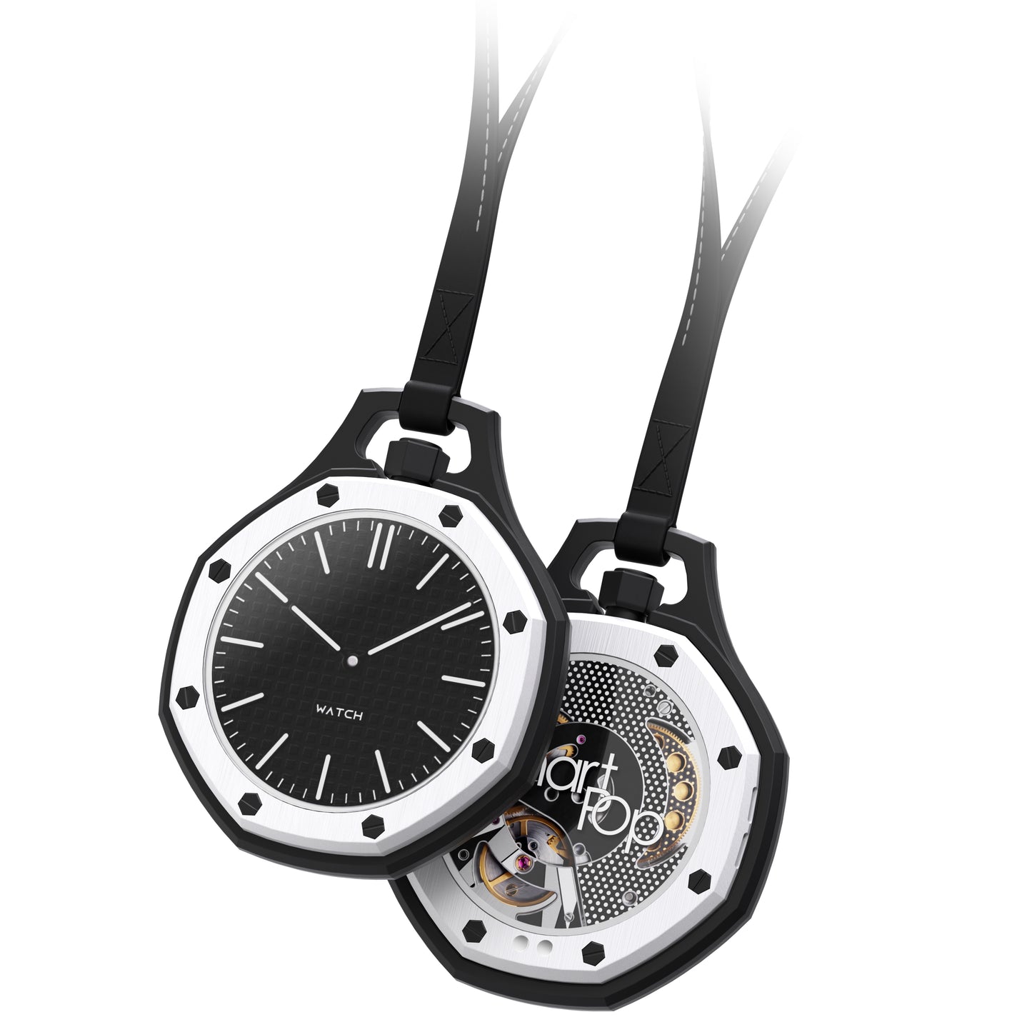 VWAR SmartPop Pocket Smartwatch – Mini Bluetooth Calling Watch with NFC & GPT Assistant