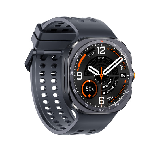 HD8 Ultra 47 mm IP68 wasserdichter Bluetooth-Anrufkompass, kabelloses Ladegerät, Smartwatch